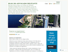 Tablet Screenshot of blogdoadvogadomilitante.wordpress.com