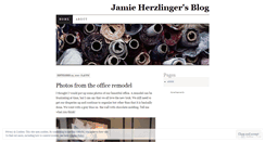 Desktop Screenshot of jamieherzlinger.wordpress.com