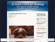 Tablet Screenshot of jlsnell.wordpress.com