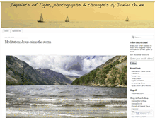 Tablet Screenshot of imprintsoflight.wordpress.com