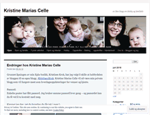 Tablet Screenshot of kristinemariaalmas.wordpress.com