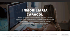 Desktop Screenshot of inmocaracol.wordpress.com