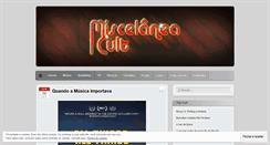 Desktop Screenshot of miscelaneacult.wordpress.com