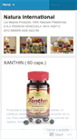 Mobile Screenshot of naturainternational.wordpress.com