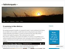 Tablet Screenshot of ftorquato.wordpress.com