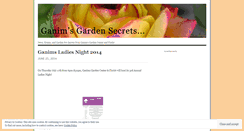 Desktop Screenshot of ganimsgardencenter.wordpress.com