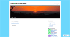 Desktop Screenshot of absolutepeacedrive.wordpress.com