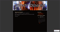 Desktop Screenshot of crustydemons.wordpress.com