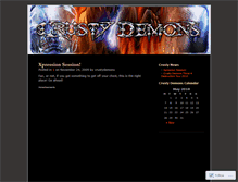 Tablet Screenshot of crustydemons.wordpress.com