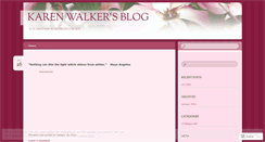 Desktop Screenshot of karenmoherwalker.wordpress.com