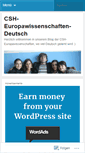 Mobile Screenshot of cshdeutsch1.wordpress.com