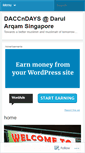 Mobile Screenshot of daccndays.wordpress.com