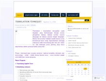 Tablet Screenshot of englishtraining.wordpress.com