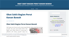 Desktop Screenshot of obatsakitbagianperutkananbawah21.wordpress.com