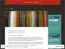 Tablet Screenshot of fromconcretetojungles.wordpress.com