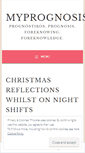 Mobile Screenshot of myprognosis.wordpress.com