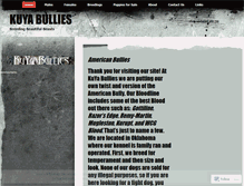 Tablet Screenshot of kuyabullies.wordpress.com