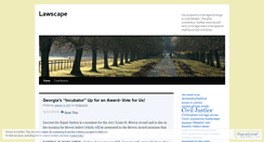 Desktop Screenshot of lawscape.wordpress.com