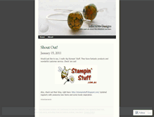 Tablet Screenshot of infectiousdesigns.wordpress.com