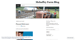 Desktop Screenshot of mehaffeyfarm.wordpress.com