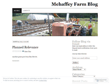 Tablet Screenshot of mehaffeyfarm.wordpress.com