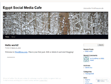 Tablet Screenshot of egysmcafe.wordpress.com