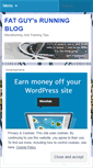 Mobile Screenshot of fatguysrunning.wordpress.com
