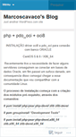 Mobile Screenshot of marcoscavaco.wordpress.com