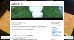 Desktop Screenshot of ireadhardbooks.wordpress.com