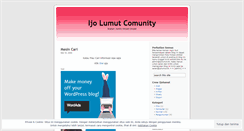 Desktop Screenshot of ijolumut.wordpress.com