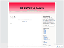 Tablet Screenshot of ijolumut.wordpress.com