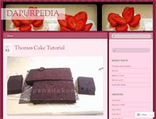 Tablet Screenshot of dapurpedia.wordpress.com