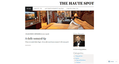 Desktop Screenshot of 4thehautespot.wordpress.com