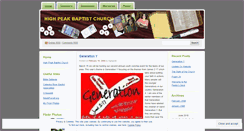Desktop Screenshot of highpeak.wordpress.com