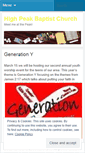 Mobile Screenshot of highpeak.wordpress.com