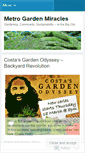 Mobile Screenshot of metrogardenmiracles.wordpress.com