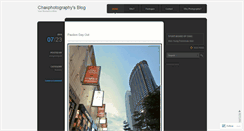 Desktop Screenshot of chaxphotography.wordpress.com