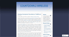 Desktop Screenshot of countdown2wireless.wordpress.com