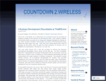 Tablet Screenshot of countdown2wireless.wordpress.com