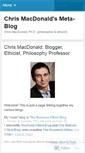 Mobile Screenshot of ethicsblogger.wordpress.com