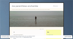 Desktop Screenshot of mavieamoi.wordpress.com