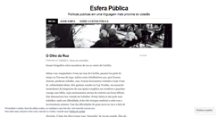 Desktop Screenshot of blogesferapublica.wordpress.com