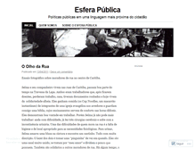 Tablet Screenshot of blogesferapublica.wordpress.com