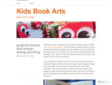 Tablet Screenshot of kidsbookarts.wordpress.com