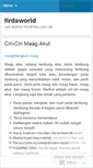 Mobile Screenshot of firdaworld.wordpress.com