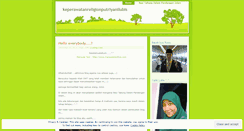 Desktop Screenshot of keperawatanreligionputriyanilubis.wordpress.com