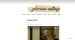 Desktop Screenshot of gloriosocasting.wordpress.com