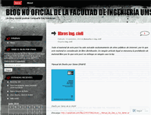 Tablet Screenshot of ingenieriaumsa.wordpress.com