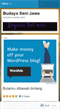 Mobile Screenshot of budayasenijawa.wordpress.com