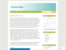 Tablet Screenshot of cuihua.wordpress.com